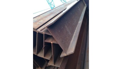 двутавр стальной нормальный сварной 100x55x4,1x5,7 мм 10Б1 Ст3пс купить в Новосибирске