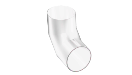 кожух оцинкованный для отвода 90° 210x0,55 мм купить в Новосибирске