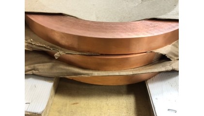 ленту медную ДПРХМ 30x3 мм М1ф купить в Новосибирске