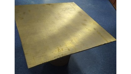 лист бронзовый 0,15x1000x3000 мм БрАЖ9-4 купить в Новосибирске