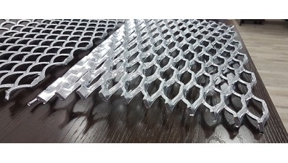 лист стальной оцинкованный просечно-вытяжной ПВЛ 406 4x1000x3000 мм 08пс купить в Новосибирске