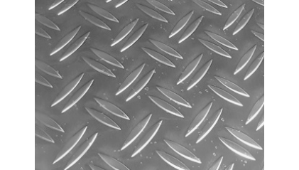 лист алюминиевый рифленый дуэт 1 мм АМг2Н2 купить в Новосибирске