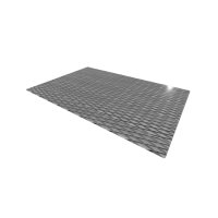 Лист нержавеющий рифленый ромб 1,5x1250x2500 мм 12Х18Н10Т ГОСТ 8568-77