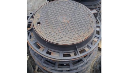 люк чугунный ГТС легкий круглый Т 750x75 мм СЧ10 купить в Новосибирске