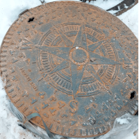 Люк чугунный средний круглый С (В125) 550 мм ВЧ35 ГОСТ 3634-2019