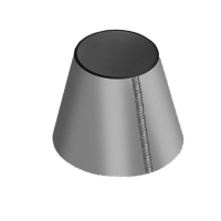 Обечайка стальная коническая 3000x2020x20 мм 09Г2С ГОСТ 14249-89