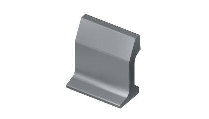 рельсы РК50 стальные контррельсовые 9 м Э76Т купить в Новосибирске