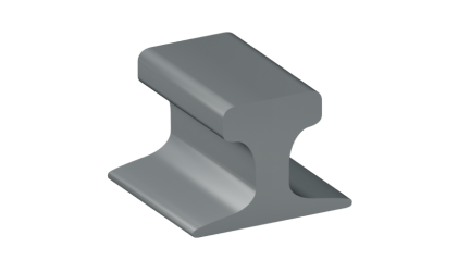 рельсы КР100 стальные крановые 12 м К76Ф купить в Новосибирске