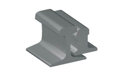 рельсы Р65 стальные рамные с остряком 9 м Э76 купить в Новосибирске