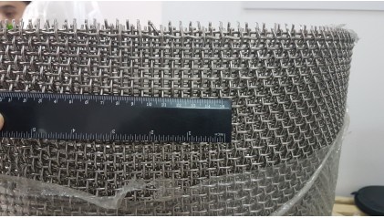 сетку нержавеющую рифленую (канилированную) 15x15 3,6 мм 12Х18Н10Т купить в Новосибирске