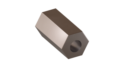 шестигранник буровой пустотелый 25x7,6 мм 55С2 купить в Новосибирске