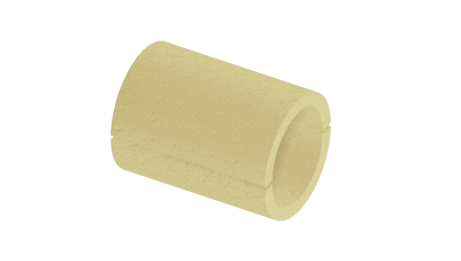 скорлупу ППУ без покрытия 76x50 мм для труб купить в Новосибирске