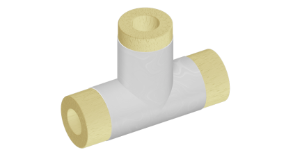 тройник теплоизоляционный минераловатный 1220x1020 мм купить в Новосибирске