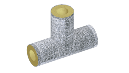 тройник теплоизоляционный минераловатный 1020x219 мм купить в Новосибирске
