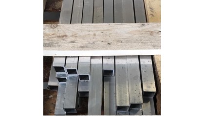 трубу алюминиевую профильную квадратную 10x10 2,5 мм АД1 купить в Новосибирске