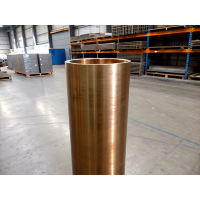 Труба бронзовая прессованная ГКР 280x10 мм БрА9Ж4 ТУ 48-21-418-74