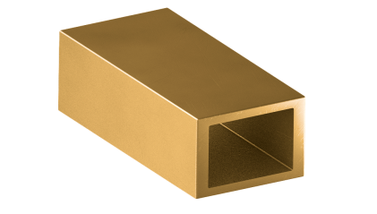 трубу латунную профильную прямоугольную ДПРНТ 35x15x1,5 мм Л68 купить в Новосибирске
