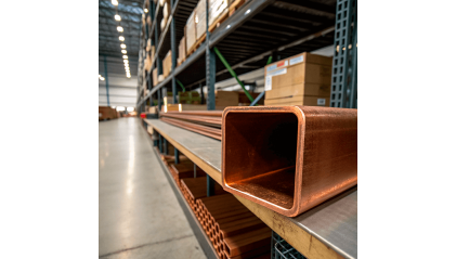 трубу медную профильную квадратную ДКВНМ 10x10x2,5 мм МН10 купить в Новосибирске