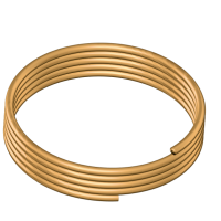 Трубка латунная капиллярная ДКРНМ 1,2x0,6 мм Л63 ГОСТ 2624-2016