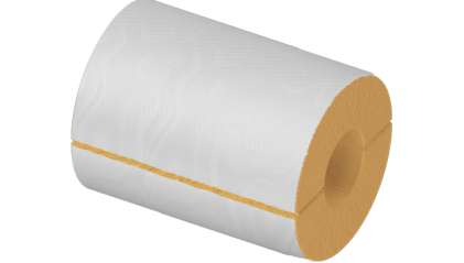 цилиндр теплоизоляционный минераловатный 102x100x1000 мм Г1 Ц 100 купить в Новосибирске