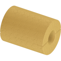 Цилиндр теплоизоляционный минераловатный вырезной без покрытия 1020x100x1200 мм Г1 Ц 100 ГОСТ 23208-2022