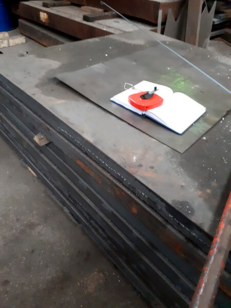 Плита стальная конструкционная 45 мм 09Г2С ГОСТ 1577-93 фото